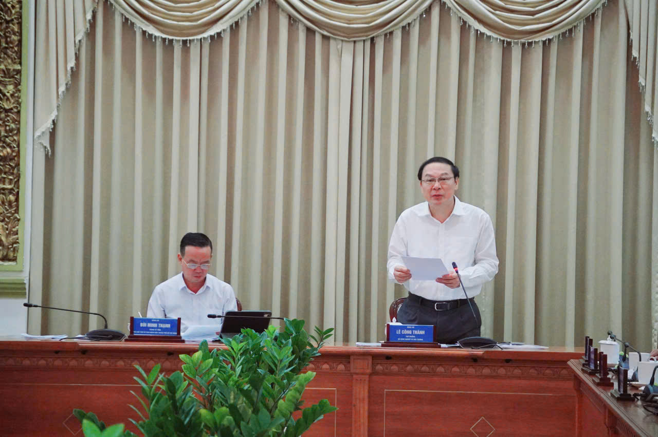 Bộ Nông nghiệp và Môi trường làm việc với TP Hồ Chí Minh về công tác bảo vệ môi trường