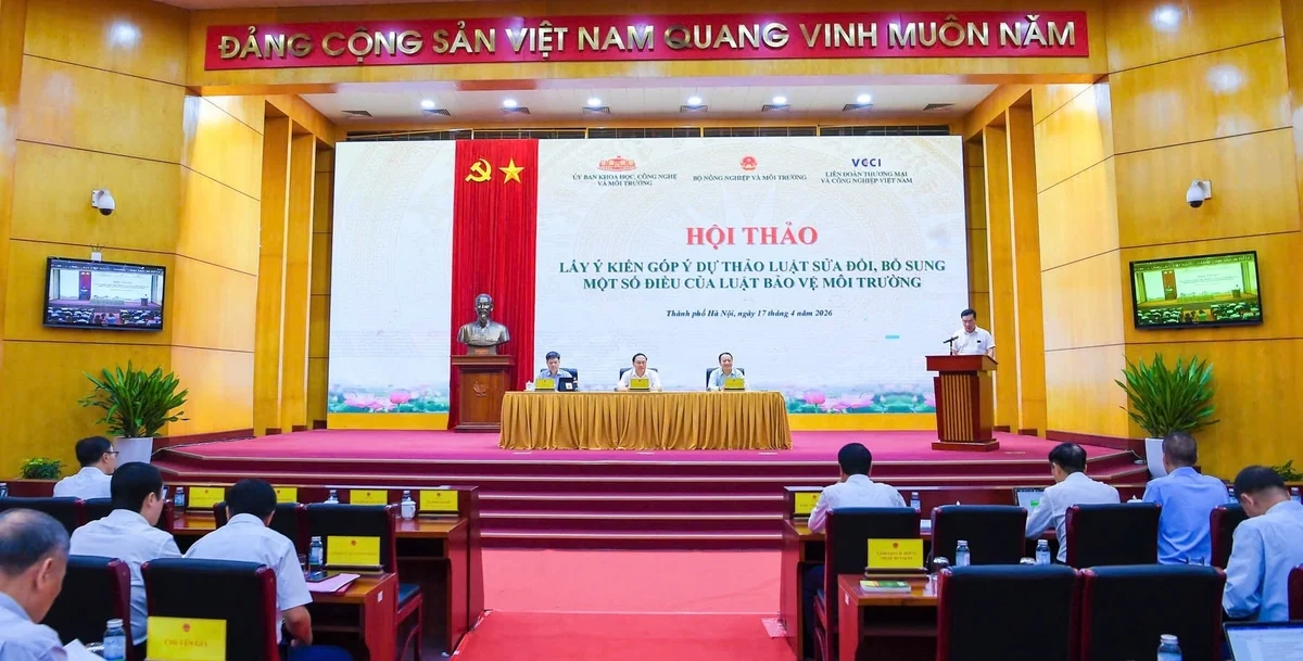 Hội thảo Lấy ý kiến góp ý Dự thảo Luật sửa đổi, bổ sung một số điều của Luật Bảo vệ Môi trường