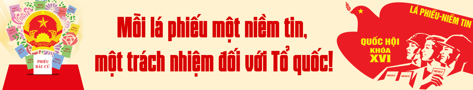 Tuyên truyền cuộc bầu cử đại biểu Quốc hội khóa XVI và bầu cử đại biểu Hội đồng nhân dân các cấp nhiệm kỳ 2026 - 2031