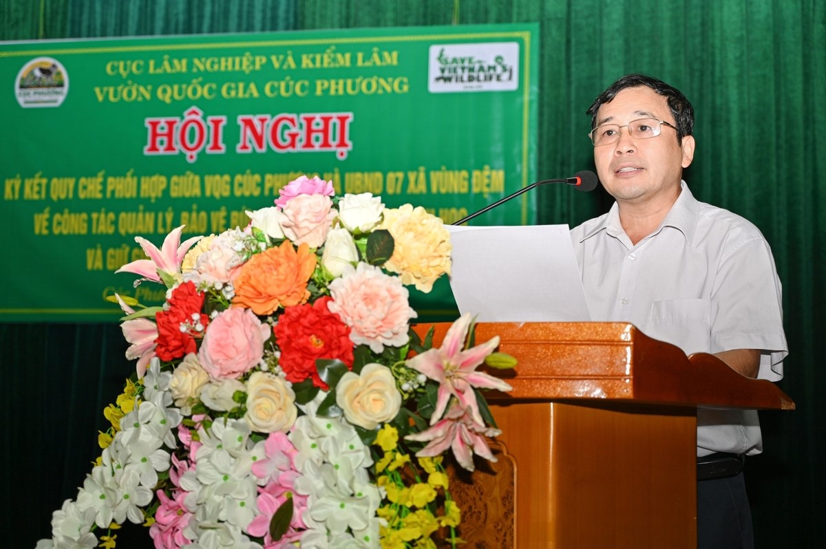 VQG Cúc Phương ký kết quy chế phối hợp với 7 xã vùng đệm