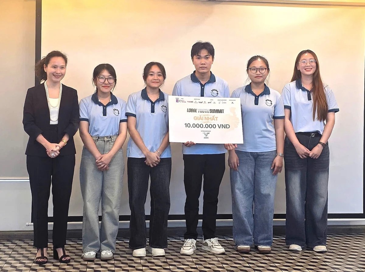 Sinh viên Đại học Trà Vinh chinh phục Giải Nhất Lobal Youth Summit 2025