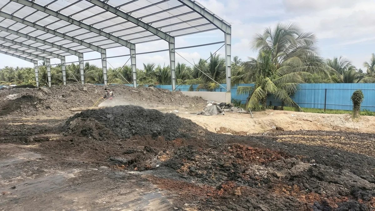 Yêu cầu Nhà máy đất sạch Nam Thái Dương khắc phục ô nhiễm môi trường