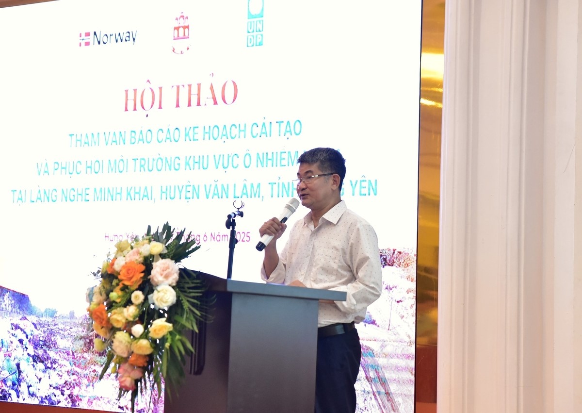 Xử lý rác thải tồn lưu làng nghề từ hỗ trợ kỹ thuật của Na Uy