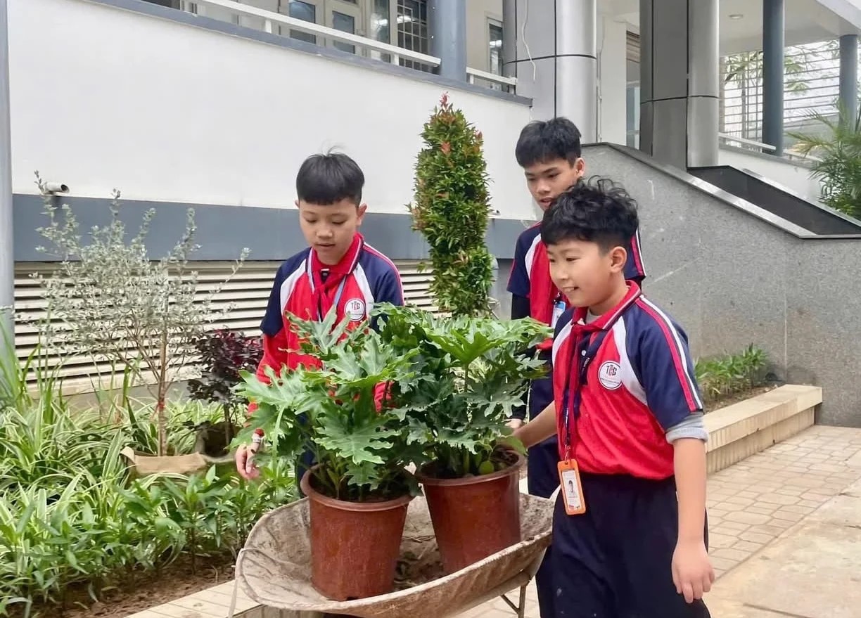 Trường THCS Trương Công Giai - nơi gieo mầm lối sống xanh cho học sinh