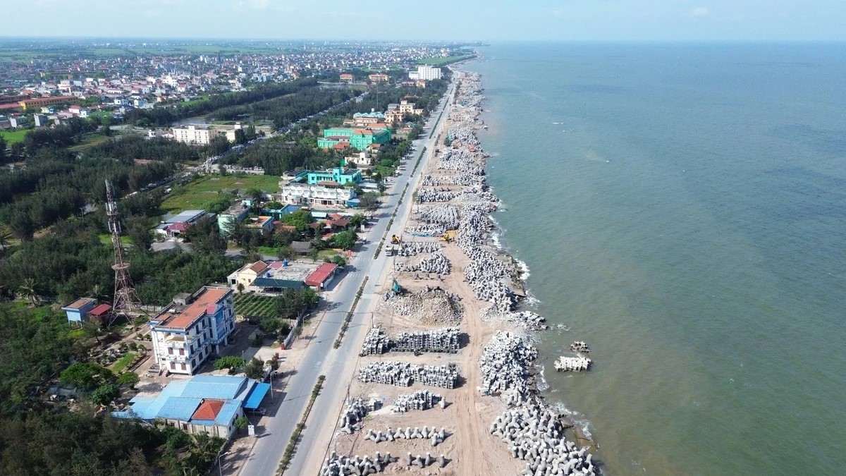 Đê Cồn Tròn - Hải Thịnh giữ đất, giữ làng