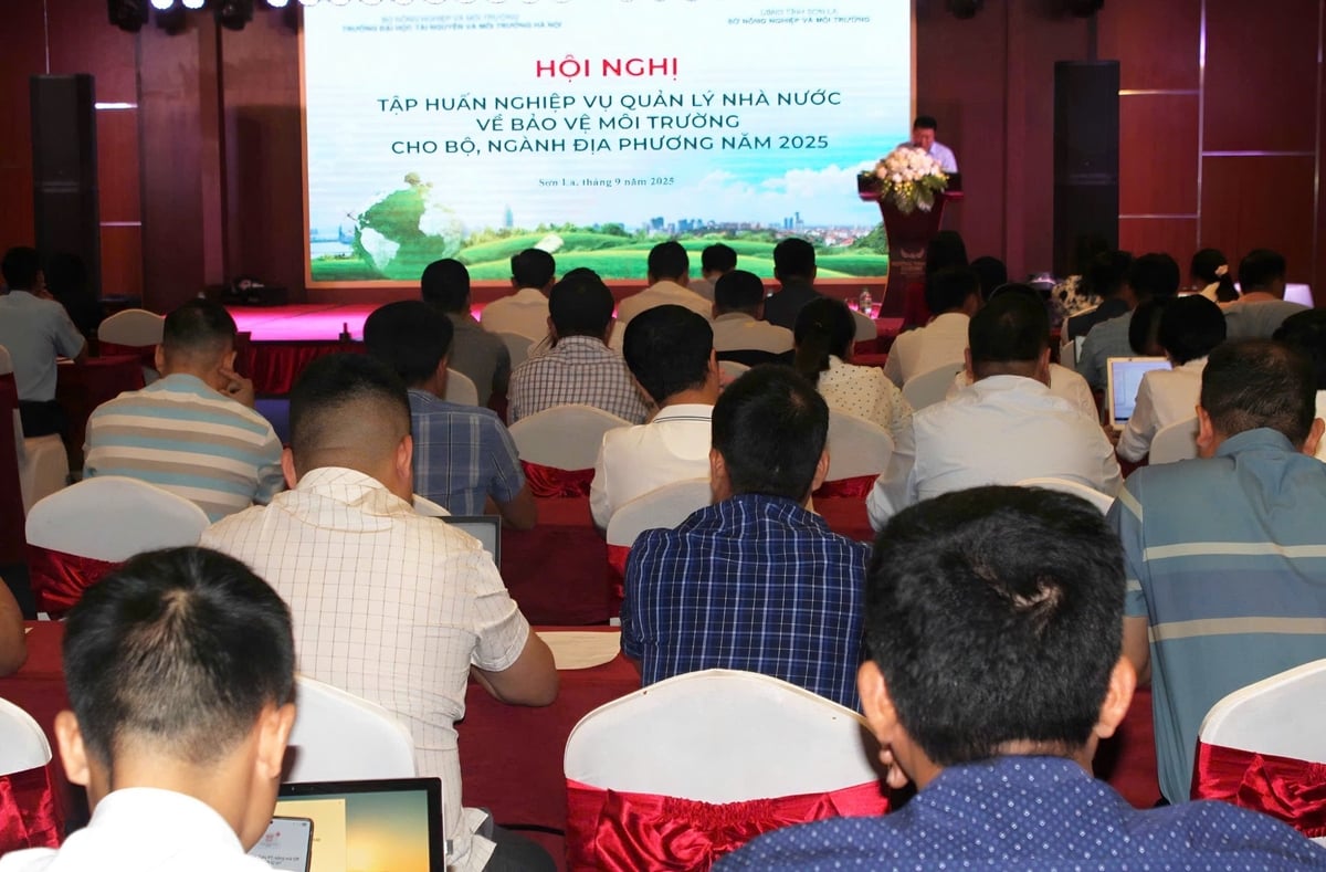 Tập huấn nghiệp vụ quản lý, bảo vệ môi trường cho hơn 100 cán bộ
