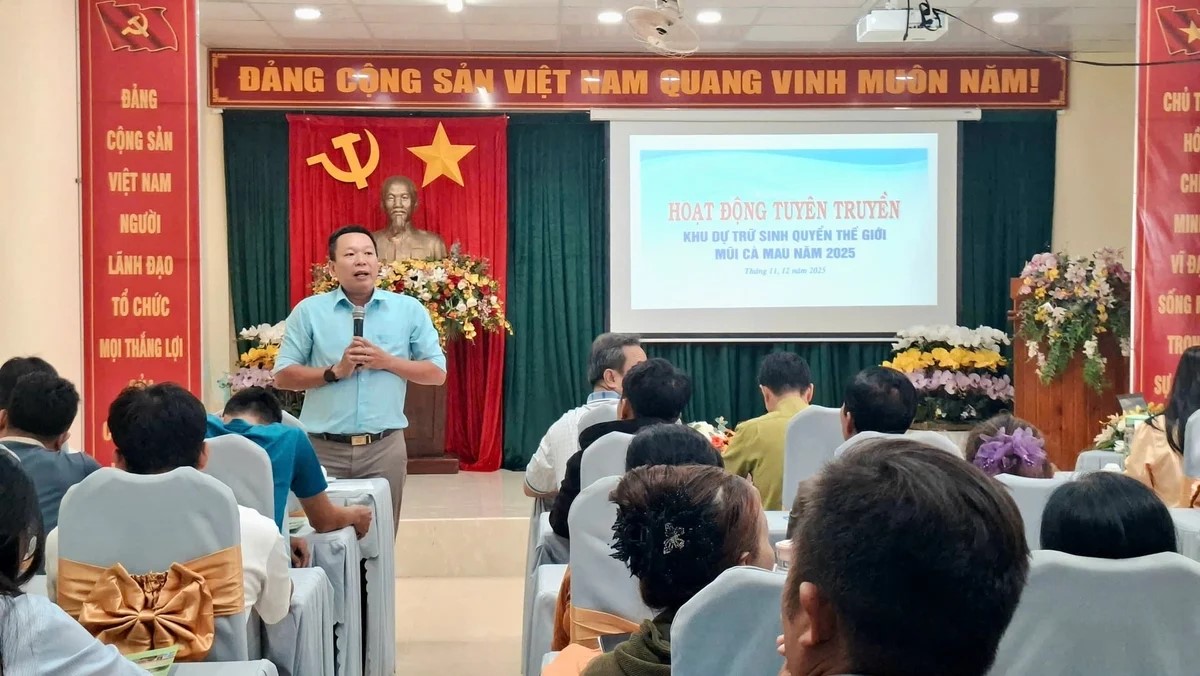 Phân loại rác bảo vệ hệ sinh thái Khu dự trữ Mũi Cà Mau