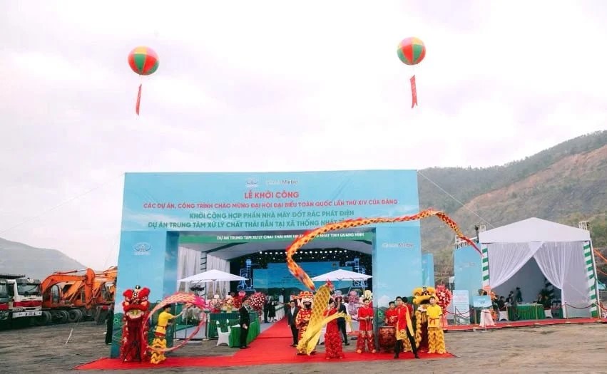 Khởi công Nhà máy đốt rác phát điện - bước tiến phát triển năng lượng xanh