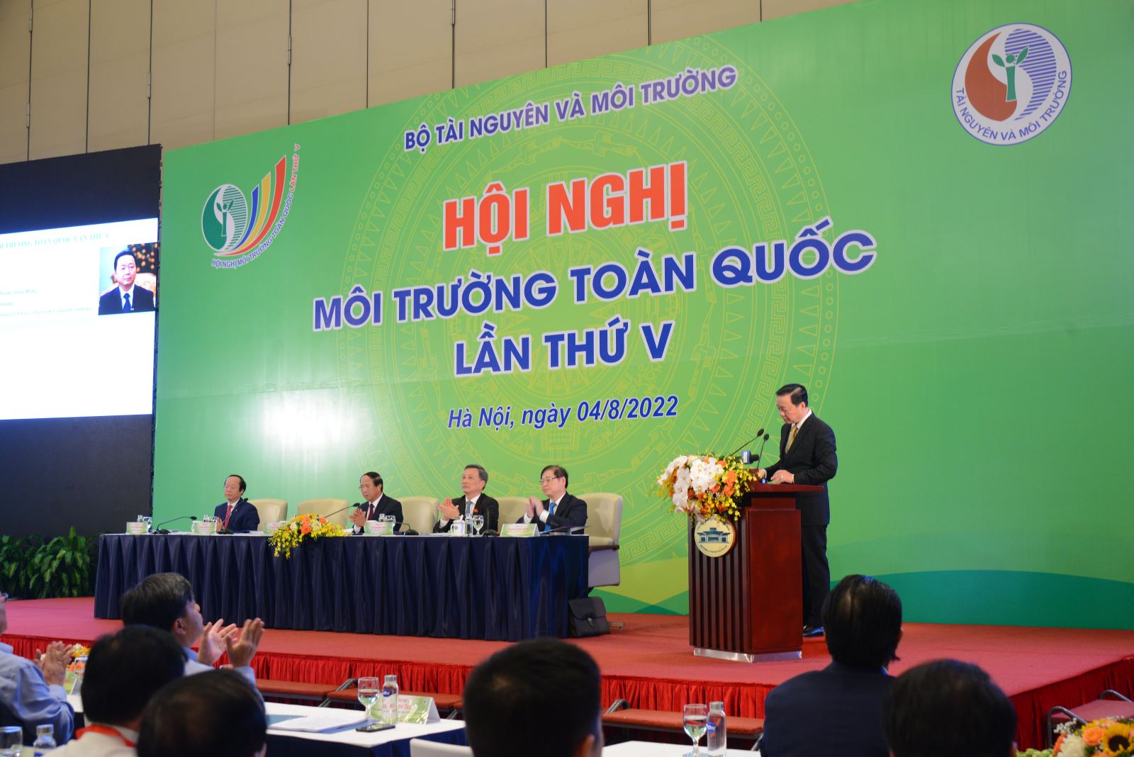 Bộ Tài nguyên và Môi trường ghi nhận, cảm ơn sự hỗ trợ của các tổ chức, cá nhân cho thành công chung của Hội nghị Môi trường toàn quốc lần V
