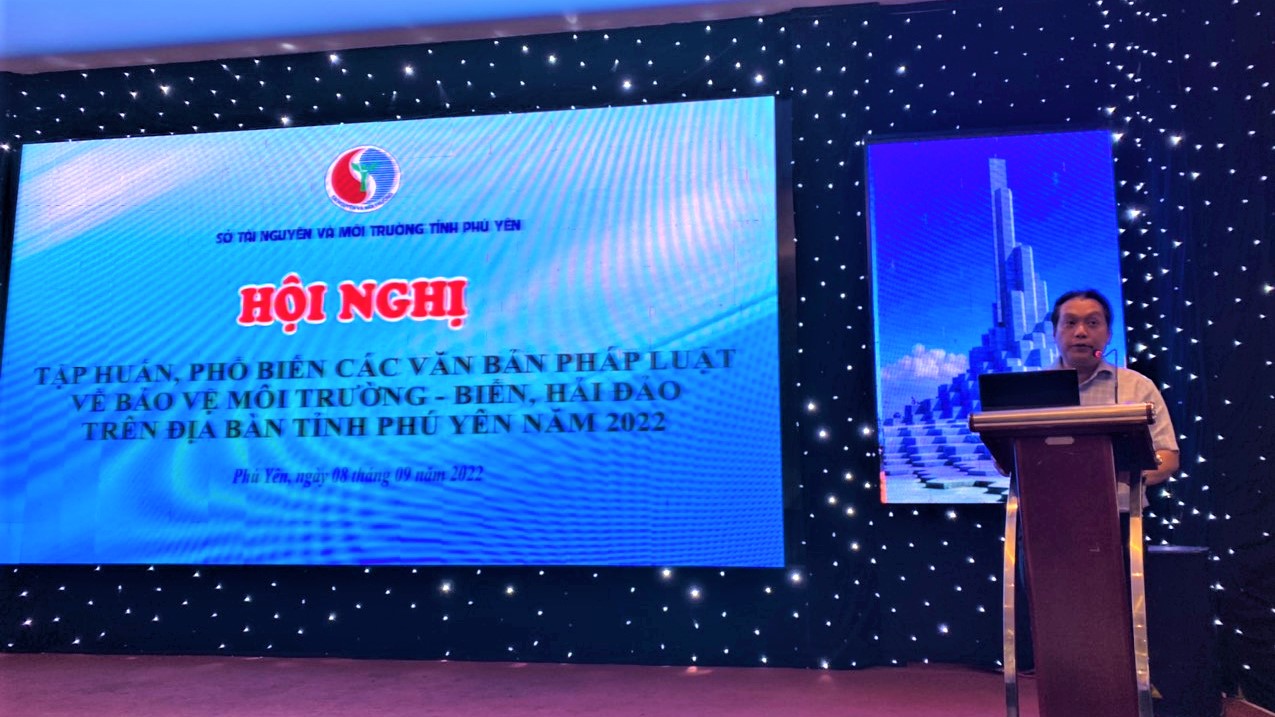 Tập huấn, phổ biến các văn bản pháp luật về bảo vệ môi trường năm 2022 tại Phú Yên