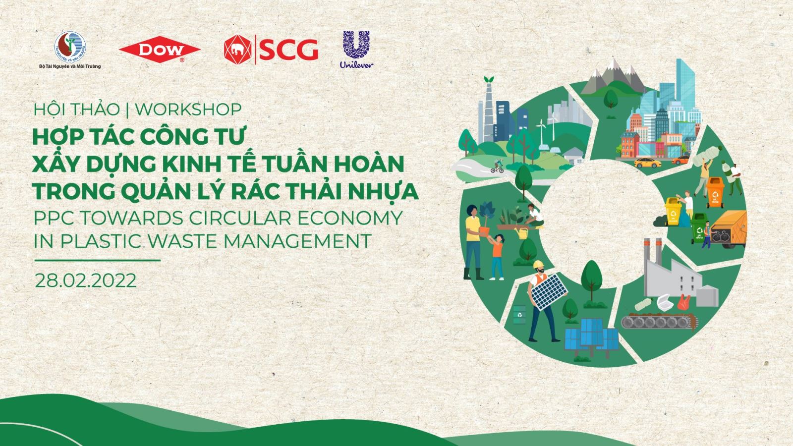 Mô hình hợp tác công - tư xây dựng kinh tế tuần hoàn trong quản lý rác thải nhựa