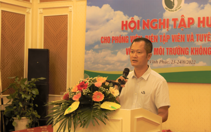 Tập huấn cho đội ngũ nhà báo, phóng viên, biên tập viên, cán bộ tuyên truyền về BVMT không khí