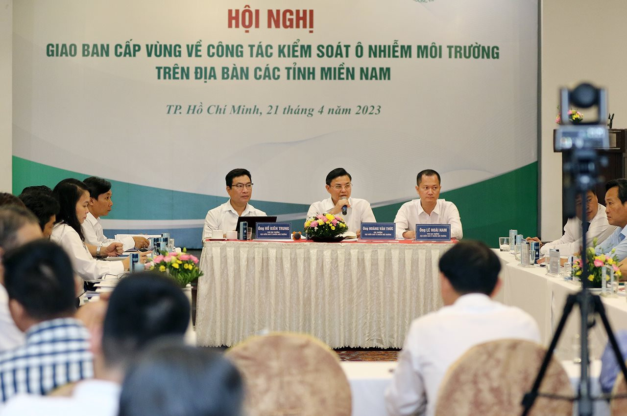 Hội nghị giao ban về công tác kiểm soát ô nhiễm môi trường trên địa bàn các tỉnh, thành phố khu vực miền Nam