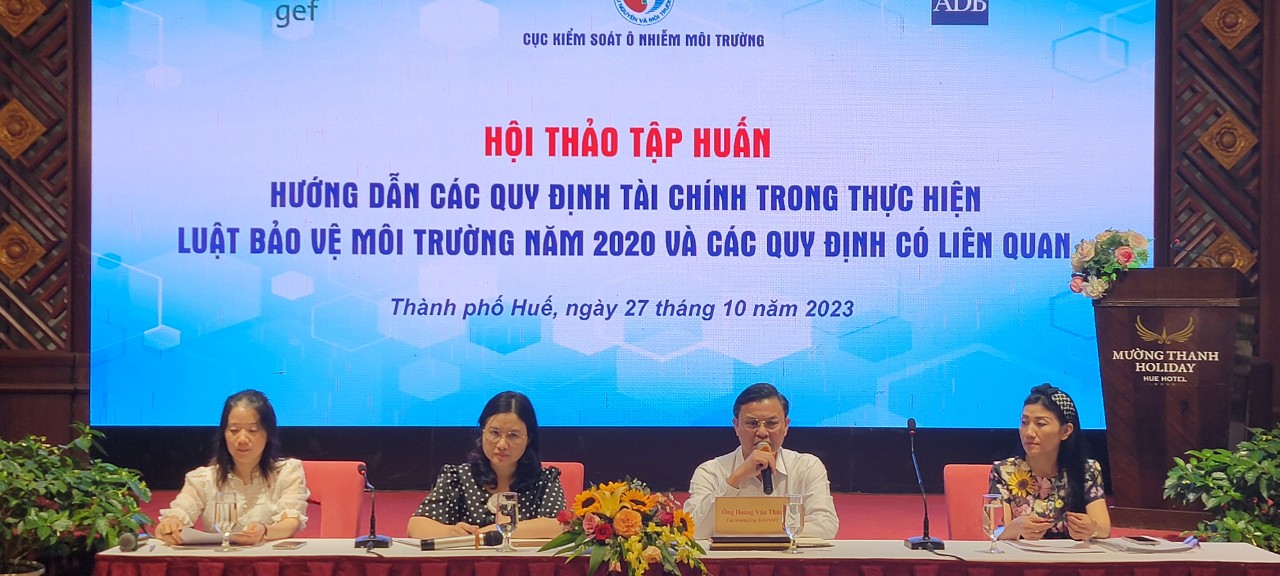 Cục Kiểm soát ô nhiễm môi trường tổ chức Hội thảo tập huấn công tác Kế hoạch - Tài chính năm 2023