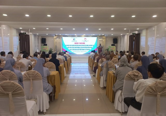 Tập huấn tuyên truyền phổ biến giáo dục pháp luật bảo vệ môi trường