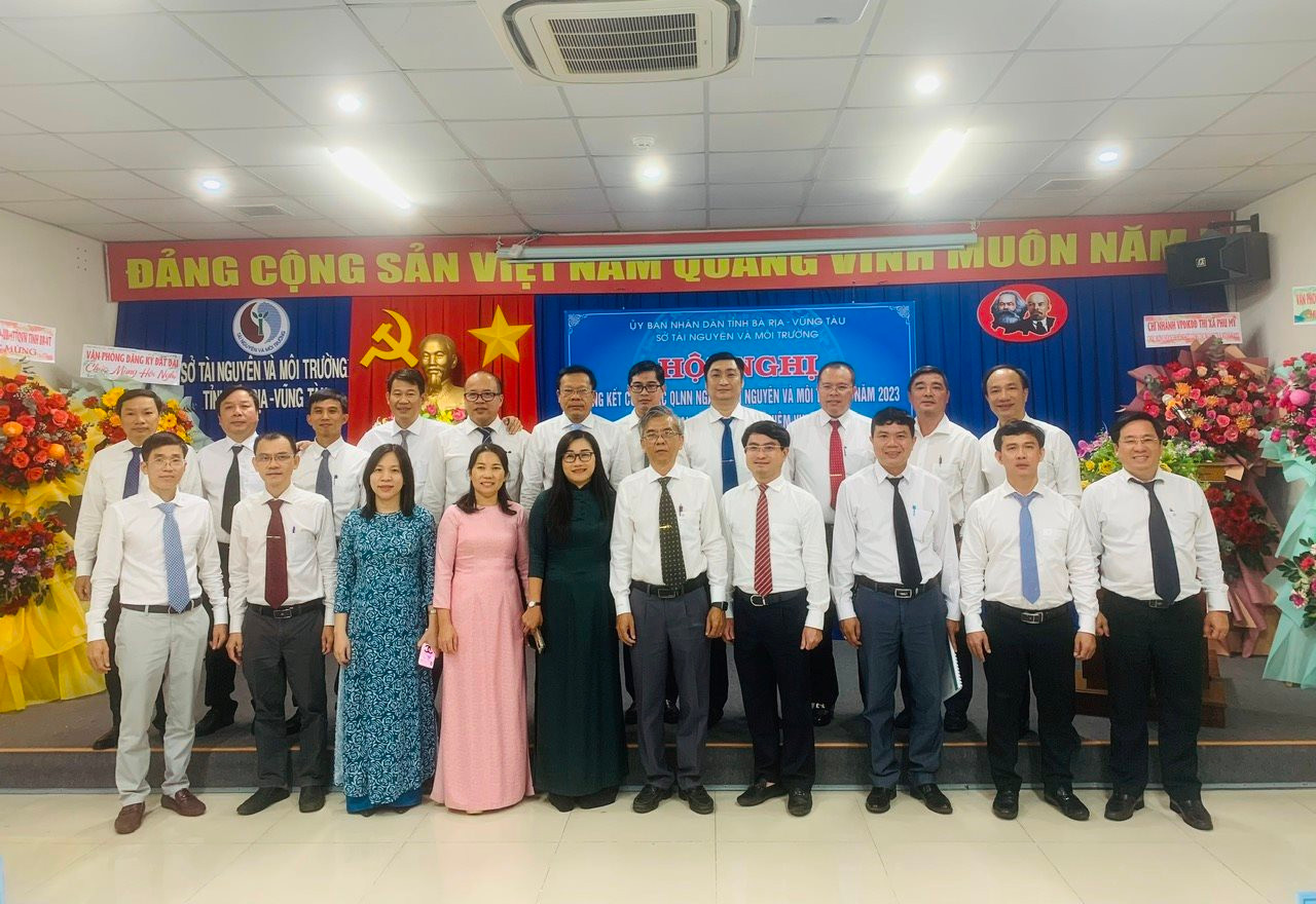  Sở TN&MT tỉnh Bà Rịa - Vũng Tàu tổ chức Hội nghị tổng kết công tác quản lý Nhà nước ngành TN&MT năm 2023 và triển khai phương hướng, nhiệm vụ năm 2024