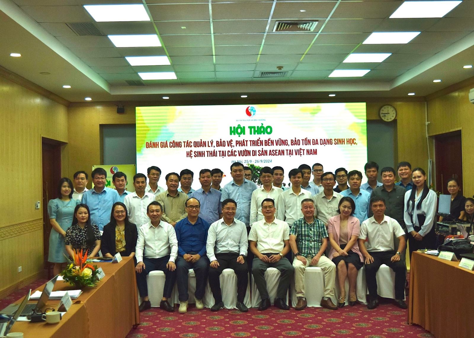 Hội thảo “Đánh giá công tác quản lý, bảo tồn, phát triển bền vững đa dạng sinh học, hệ sinh thái tại các Vườn di sản ASEAN tại Việt Nam”