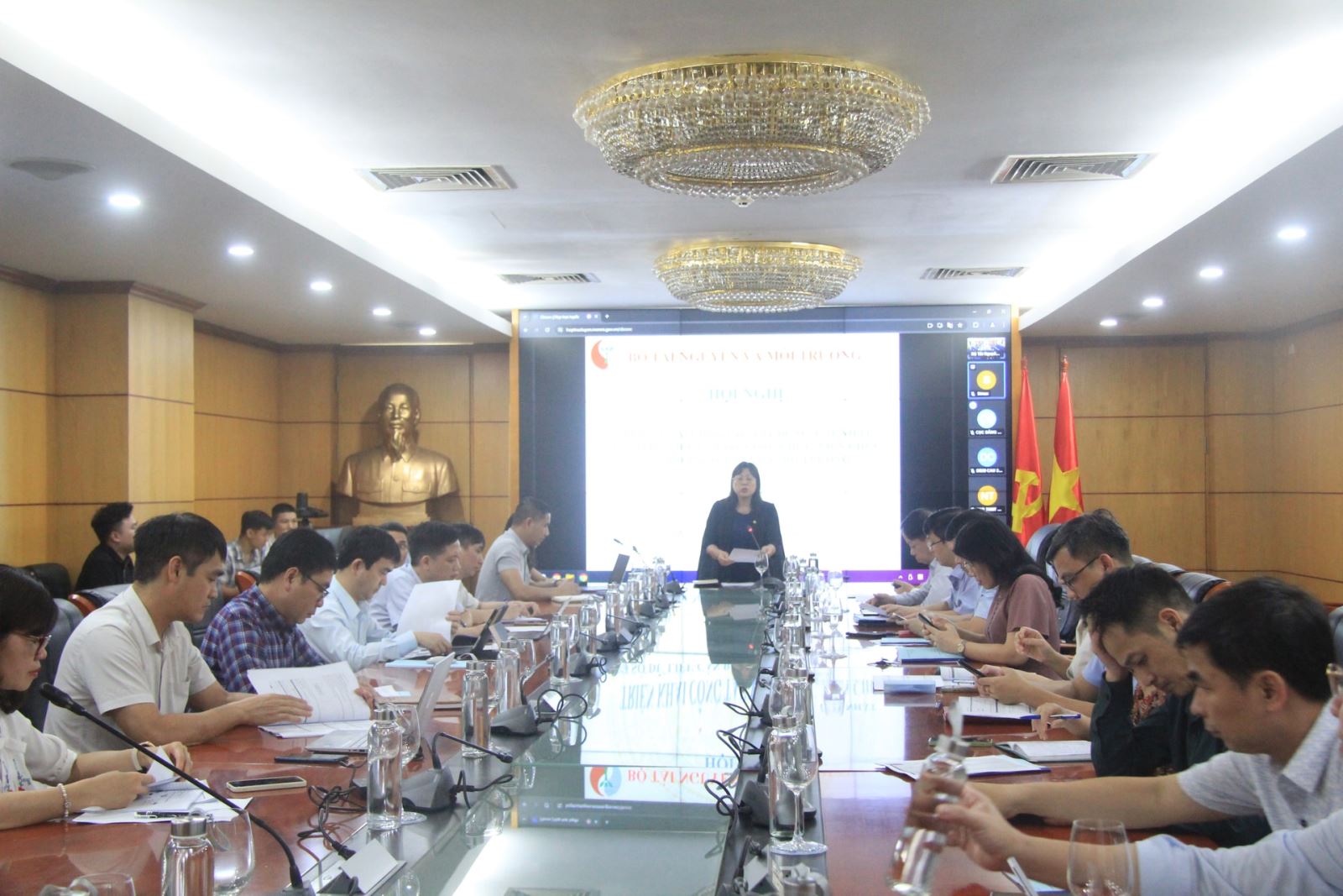 Hội nghị “Triển khai công tác xây dựng, cập nhật cơ sở dữ liệu cán bộ, công chức, viên chức của Bộ TN&MT”