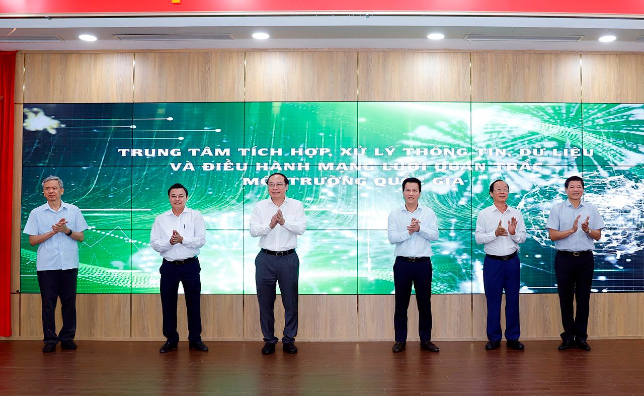 Cục Kiểm soát ô nhiễm môi trường khánh thành Trung tâm tích hợp, xử lý thông tin, dữ liệu và điều hành mạng lưới quan trắc môi trường Quốc gia