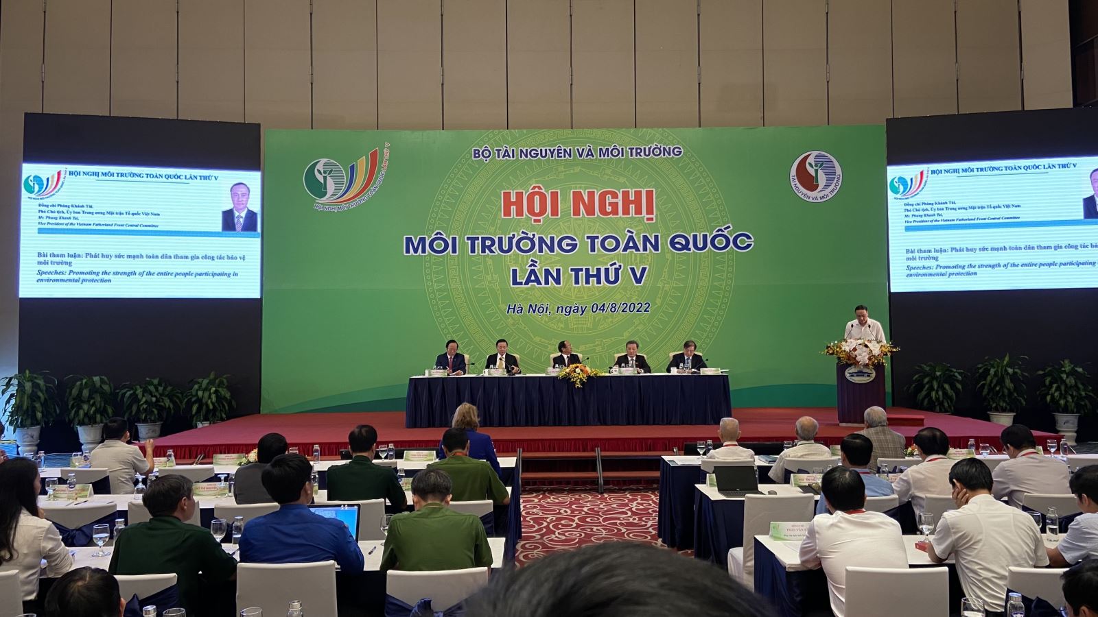 HỘI NGHỊ MÔI TRƯỜNG TOÀN QUỐC LẦN THỨ V
