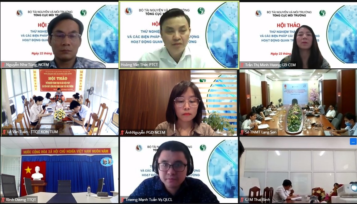 Hội thảo Thử nghiệm thành thạo và các biện pháp cải tiến chất lượng hoạt động quan trắc môi trường