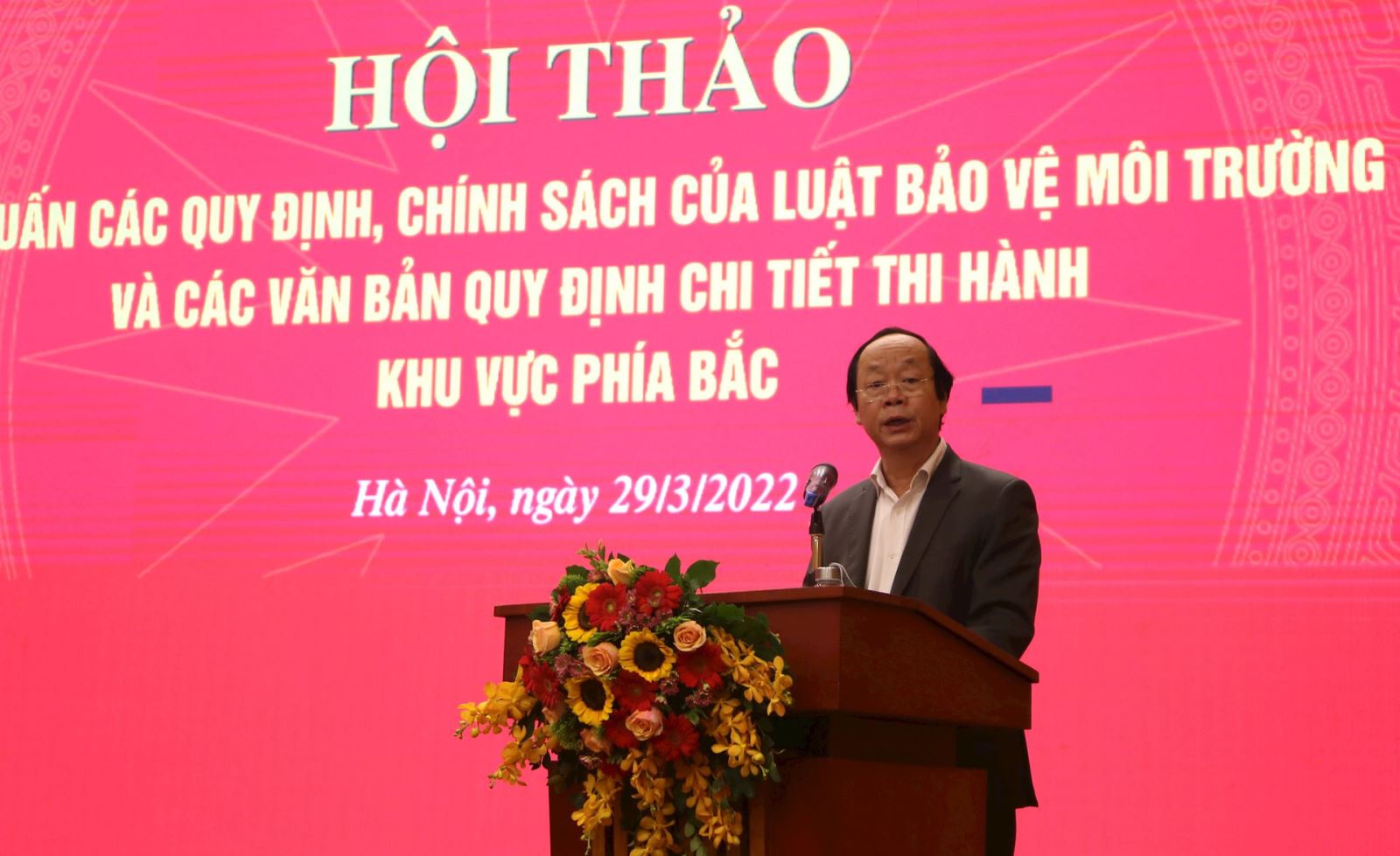 Tập huấn các quy định, chính sách của Luật BVMT cho các tỉnh, TP khu vực phía Bắc