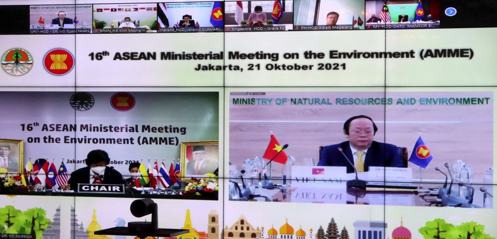 Khai mạc Hội nghị Bộ trưởng Môi trường ASEAN lần thứ 16