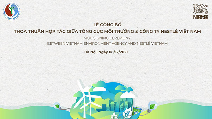 Tổng cục Môi trường và Công ty TNHH Nestlé Việt Nam hợp tác tuyên truyền nâng cao nhận thức về bảo vệ môi trường