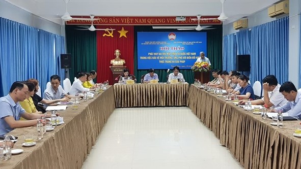 Mặt trận Tổ quốc vận động, thuyết phục người dân tham gia bảo vệ môi trường